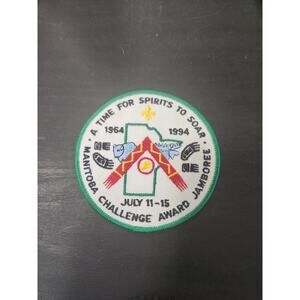 1994 Manitoba Jamboree Challenge Award Patch "A Time for Spirits to Soar" Scouts